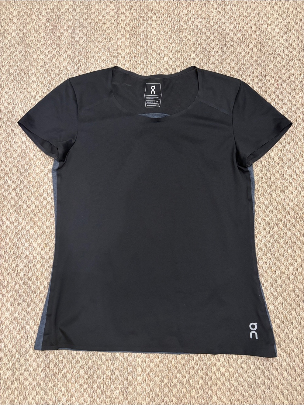 On Running Black Short Sleeve Women's Performance Tee